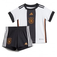 Echipament fotbal Germania Tricou Acasa Mondial 2022 pentru copii maneca scurta (+ Pantaloni scurti)